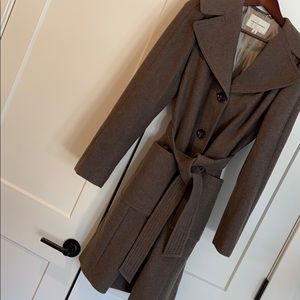 Wool 3/4 Length Wool Trench (Med Tall)